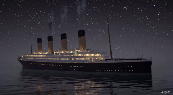 `Titanik`in batması real vaxt rejimində - VİDEO